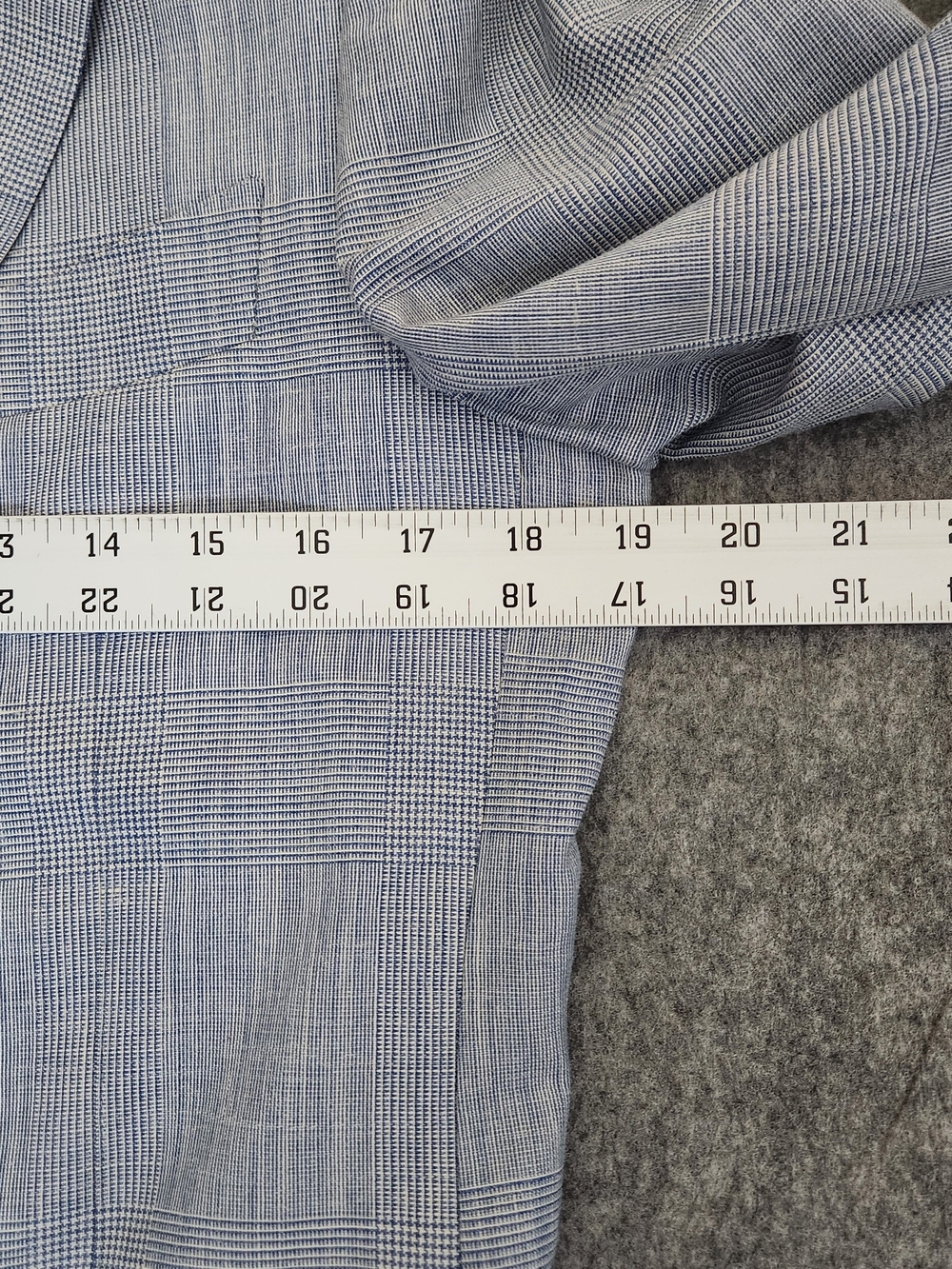 Suitsupply Lazio Vitale Barberis Wool Silk Linen Blazer Jacket Men's 46R Blue - Picture 8 of 12